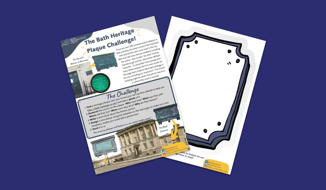 Museum of Bath Architecture’s The Bath Heritage Plaque Challenge