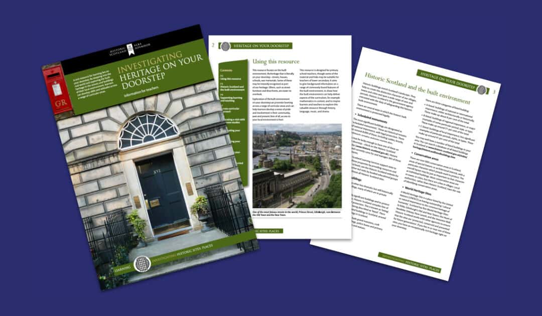 Historic Environment Scotland’s Investigating Heritage on Your Doorstep