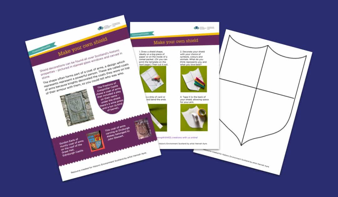 Historic Environment Scotland’s Make Your Own Heraldic Shield