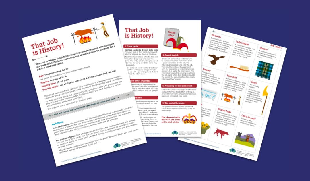 Historic Environment Scotland’s That Job is History Game