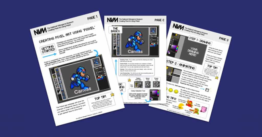 National Videogame Museums Create Your Own Pixel Art Character Social Image