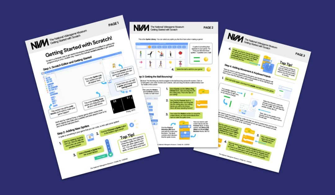 National Videogame Museum’s Getting Started with Scratch Worksheet