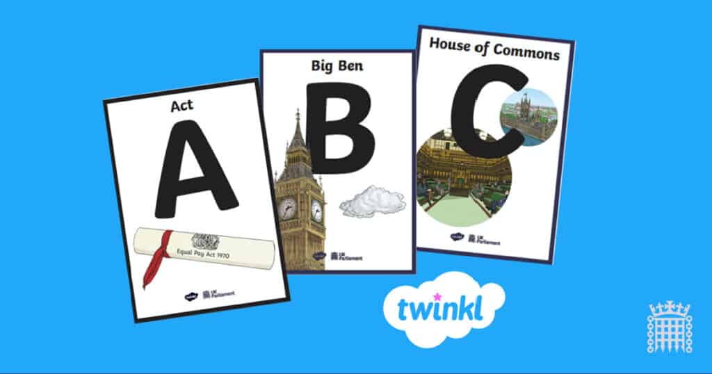 UK Parliament’s Twinkl ABC Wall Display Resource