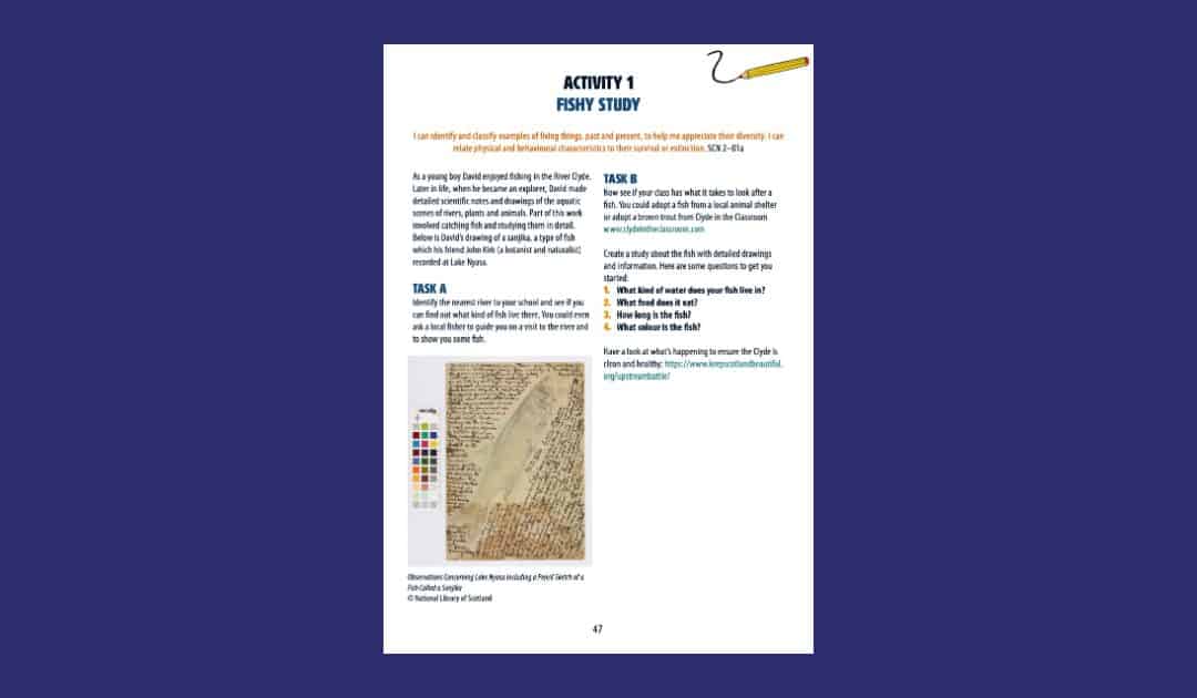David Livingstone Birthplace’s Fishy Study Resource