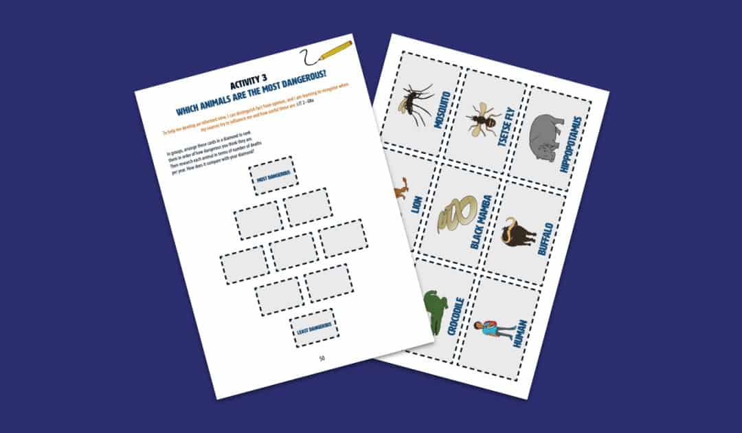 David Livingstone Birthplace’s Which Animals are the Most Dangerous? Worksheet