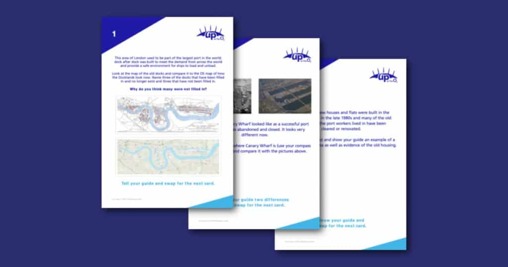 Up at The O2s KS2 Geography Challenge Cards Social Image