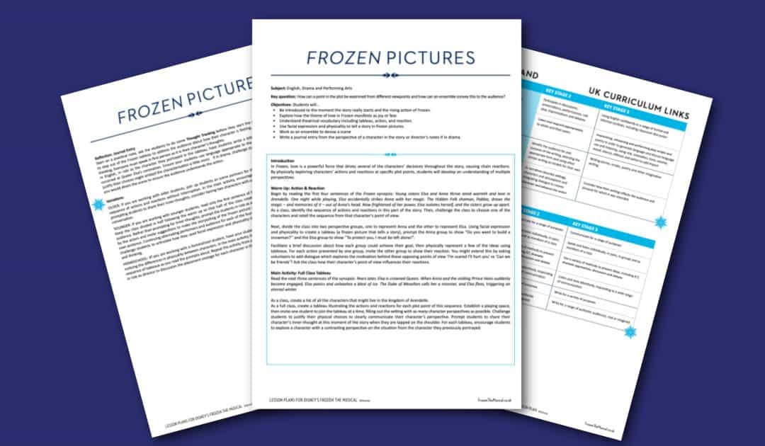 Disney’s FROZEN Frozen Pictures Teaching Resources