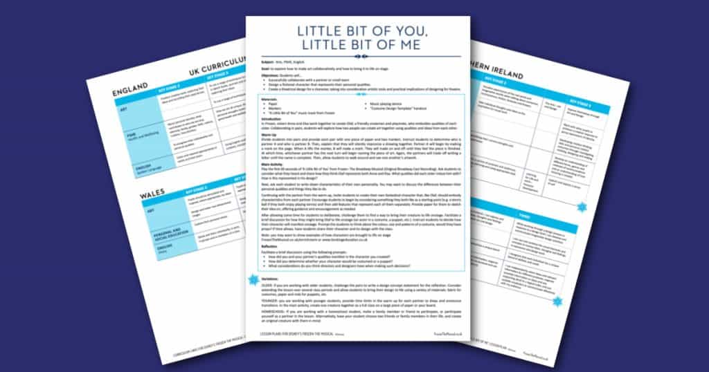 Disneys FROZEN Little Bit of You Little Bit of Me Teaching Resources Social