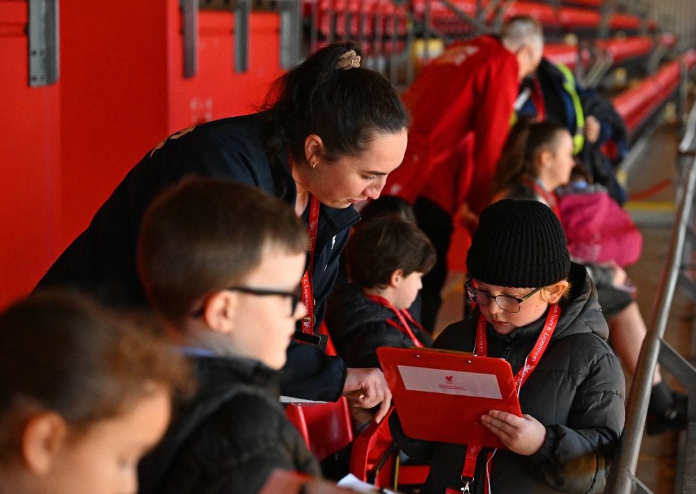 Liverpool Football Club Stadium Tour and Museum School Trip Middle Image