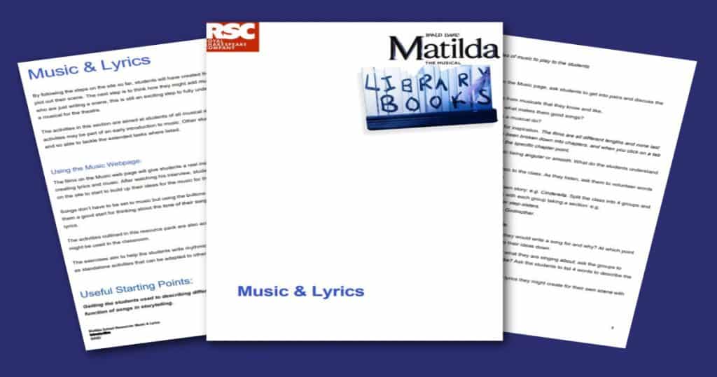 Matilda the Musical Music Lyrics Social