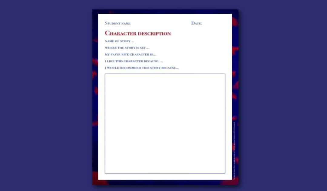 Disney’s Beauty and the Beast’s Character Description (KS2) Resource
