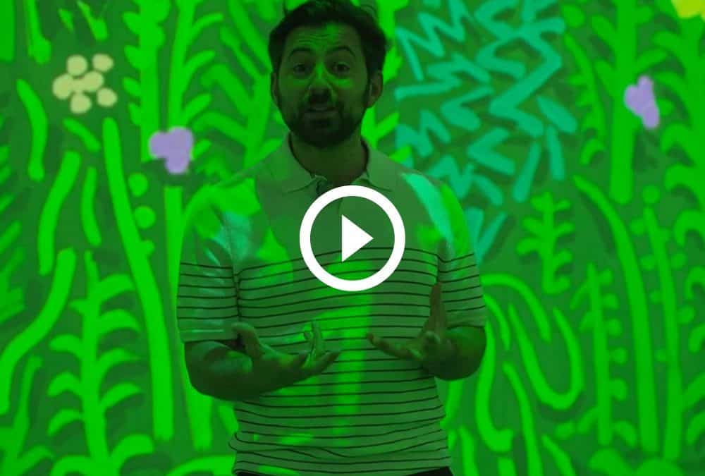 David Hockney’s Digital Art Exhibition Makes a Splash on Newsround