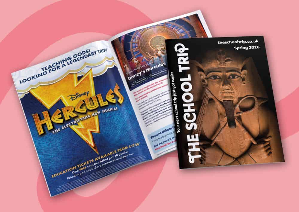 The School Trip London Guide Spring 2026 Pink With Ribbon 1000x710 Jan 26