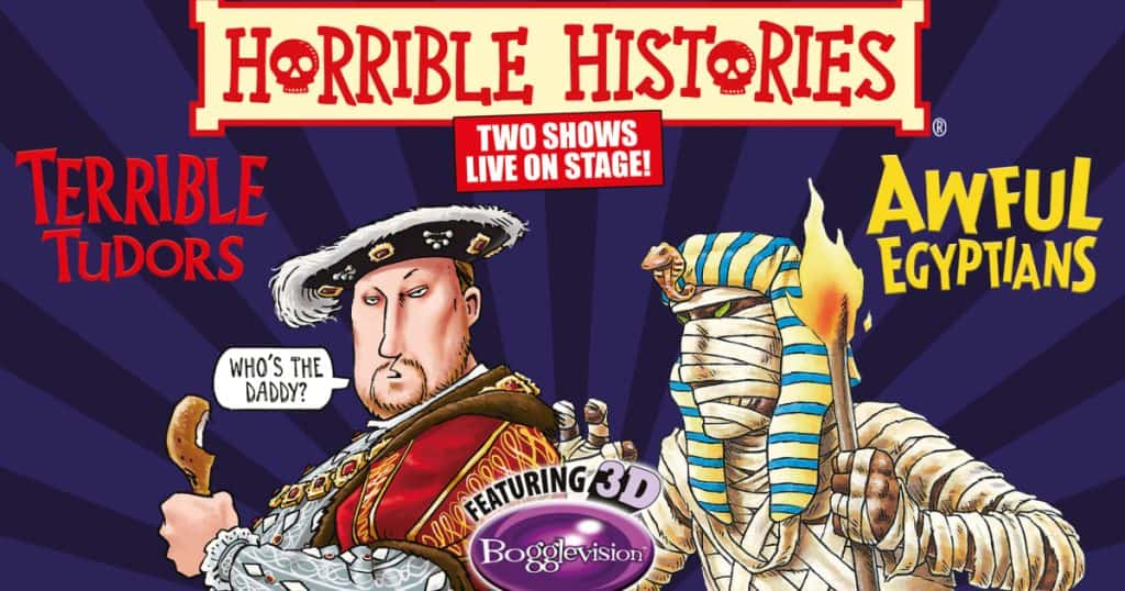 Horrible Histories Terrible Tudors Aylesbury Waterside Theatre The School Trip Featured Image 2026 03 26 1