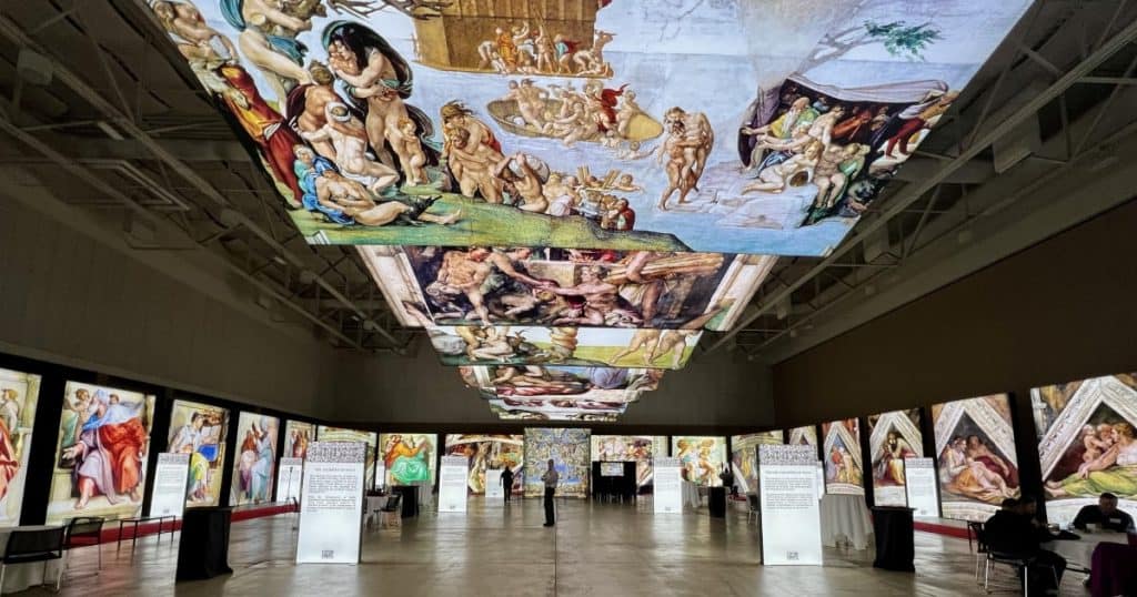 Michelangelos Sistine Chapel The Exhibition® America Square The School Trip Image 6 2026 04 29